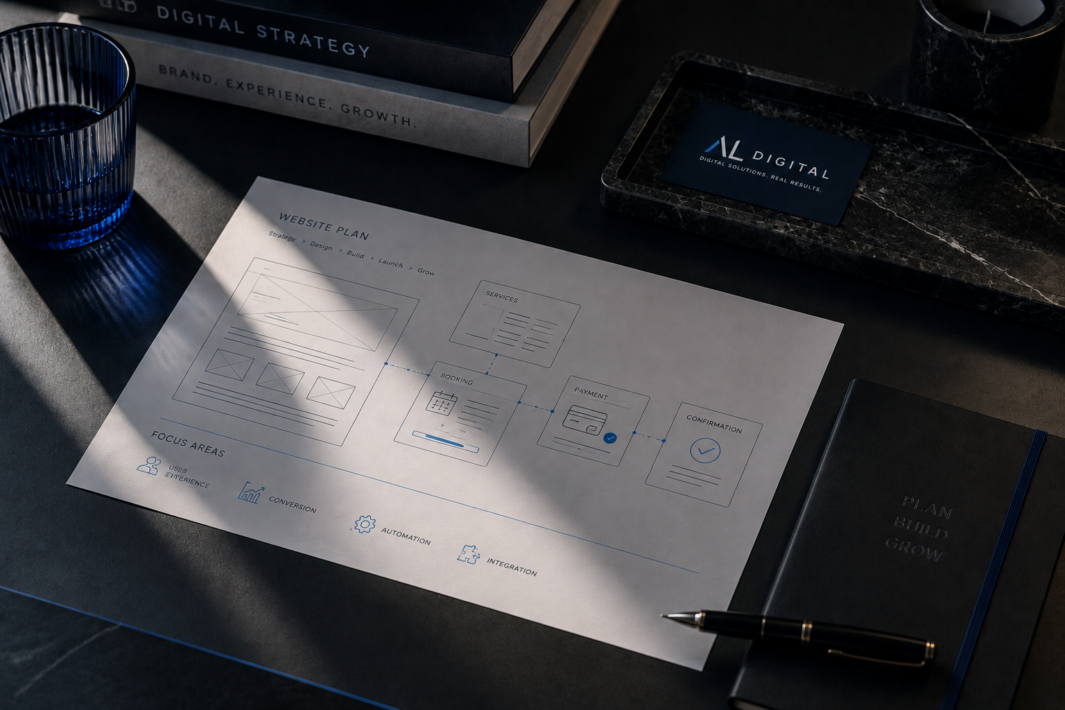 AL Digital website strategy and customer journey planning