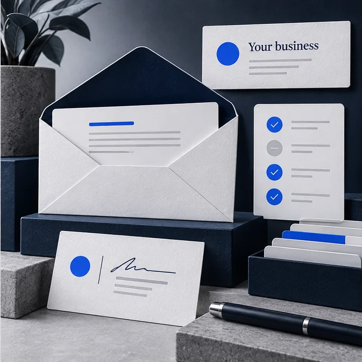 Illustrative professional business email, domain identity and signature configuration
